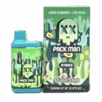 PACKMAN – AVOCADO – LIVE RESIN + LIQUID DIAMOND VAPES – 2 GRAMS