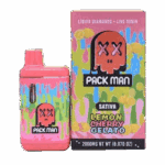 PACKMAN – LEMON CHERRY GELATO – LIVE RESIN + LIQUID DIAMOND VAPES – 2 GRAMS