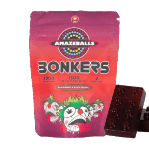 3000MG BONKERS GUMMIES (AMAZEBALLS) - BLACKBERRY AND BLACK CHERRY