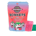 3000MG BONKERS GUMMIES (AMAZEBALLS) - BLUE RASPBERRY & WATERMELON