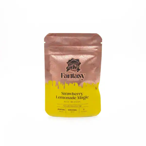 FANTASY PSYCHEDELICS - MUSHROOM TEA BAGS - STRAWBERRY LEMONADE MAGIC BLUE MEANIES