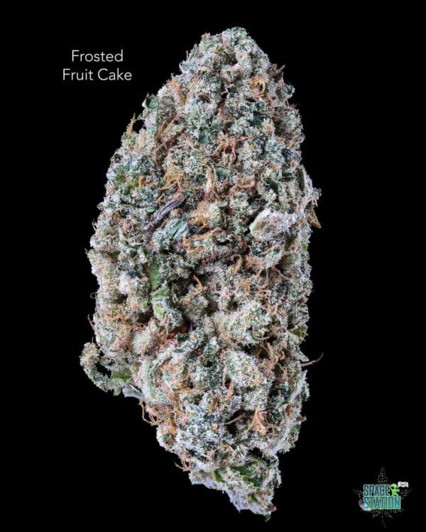 7GRAMS $25 - FROSTED FRUIT CAKE - AAA