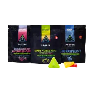 PROPER EXTRACTS PREMIUM LIVE RESIN INFUSED GUMMIES - STRAWBERRY - 1080MG THC