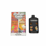 STRAIGHT GOODS 6 GRAM DUEL CHAMBER DISPOSABLE VAPE PEN - GUAVA LAVA X CALI SMOREZ