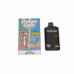 STRAIGHT GOODS 6 GRAM DUEL CHAMBER DISPOSABLE VAPE PEN - ITALIAN ICE X BLUE CHEESE