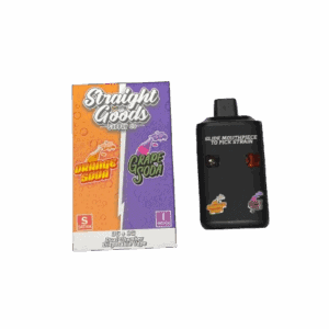 STRAIGHT GOODS 6 GRAM DUEL CHAMBER DISPOSABLE VAPE PEN - ORANGE SODA X GRAPE SODA