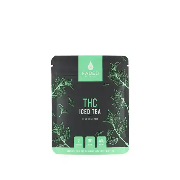FADED BEVERAGES - THC ICED TEA - 100MG