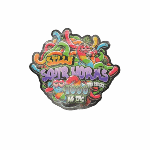 SILLY SOUR WORMS - 1000MG THC