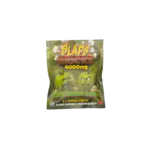 SLAPS BRICKS - SOUR GREEN APPLE - 4000MG THC