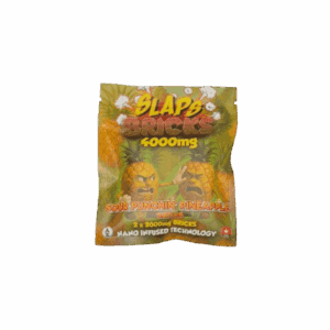 SLAPS BRICKS - SOUR PUNCHIN' PINEAPPLE - 4000MG THC