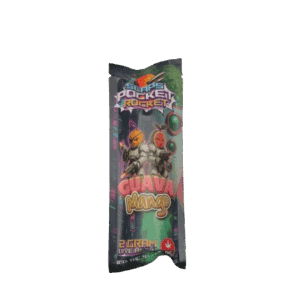SLAPS POCKET ROCKETS - 2 GRAM LIVE RESIN DISPOSABLE VAPE PEN - GUAVA MANGO