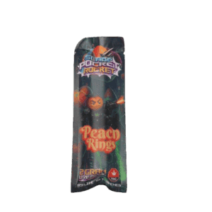 SLAPS POCKET ROCKETS - 2 GRAM LIVE RESIN DISPOSABLE VAPE PEN - PEACH RINGS