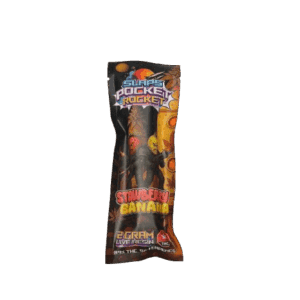 SLAPS POCKET ROCKETS - 2 GRAM LIVE RESIN DISPOSABLE VAPE PEN - STRAWBERRY BANANA