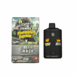 BURN LIFESTYLE CO - 6 GRAM DUAL CHAMBER DISPOSABLE VAPE - PINEAPPLE EXPRESS + GREEN CRACK