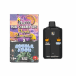 BURN LIFESTYLE CO - 6 GRAM DUAL CHAMBER DISPOSABLE VAPE - PURPLE LEMONADE + BUBBLE KUSH