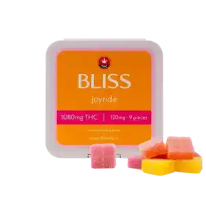BLISS - JOYRIDE - PREMIUM INFUSED GUMMIES - 1080MG THC