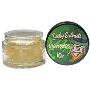 LUCKY EXTRACTS - 10G JAR DIAMONDS - INCREDIBLE HULK