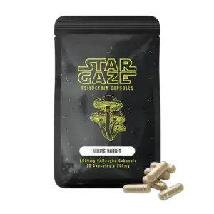 STARGAZE - 5000MG MUSHROOM CAPSULES - WHITE RABBIT