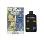 STRAIGHT GOODS 6 GRAM DUEL CHAMBER DISPOSABLE VAPE PEN - LEMON BERRY X BLUE RAZZ