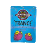 AMAZEBALLS TRANCE GUMMIES - 840MG THC - BLUE RASPBERRY