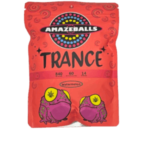 AMAZEBALLS TRANCE GUMMIES - 840MG THC - WATERMELON