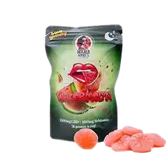 MAMA ANNES -  1500MG CBD + 100MG MELATONIN GUMMIES - WATERMELON