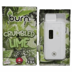 BURN LIFESTYLE CO - 2 GRAM DISPOSABLE VAPE - CRUMBLED LIME
