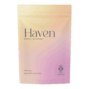 HAVEN - MUSHROOM GUMMIES - CHERRY + LEMONADE (5000MG PSILOCYBIN)