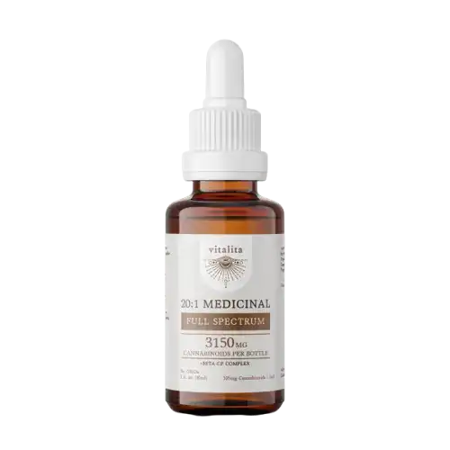 VITALITA - 20:1 (CBD:THC) FULL SPECTRUM MEDICINAL TINCTURE