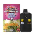 BURN LIFESTYLE CO - 6 GRAM DUAL CHAMBER DISPOSABLE VAPE - BERRY BOMBS X MANGO