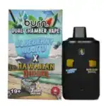 BURN LIFESTYLE CO - 6 GRAM DUAL CHAMBER DISPOSABLE VAPE - BLUEBERRY MOJITO X HAWAIIAN DIESEL