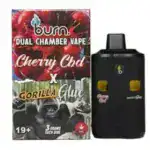 BURN LIFESTYLE CO - 6 GRAM DUAL CHAMBER DISPOSABLE VAPE - CHERRY CBD X GORILLA GLUE