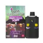 BURN LIFESTYLE CO - 6 GRAM DUAL CHAMBER DISPOSABLE VAPE - NORTHERN LIGHTS X GRANDDADDY PURPLE