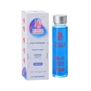 WHITE RABBIT - LEMON TEK MUSHROOM DRINK (3000MG PSILOCYBIN) - BLUE RASPBERRY