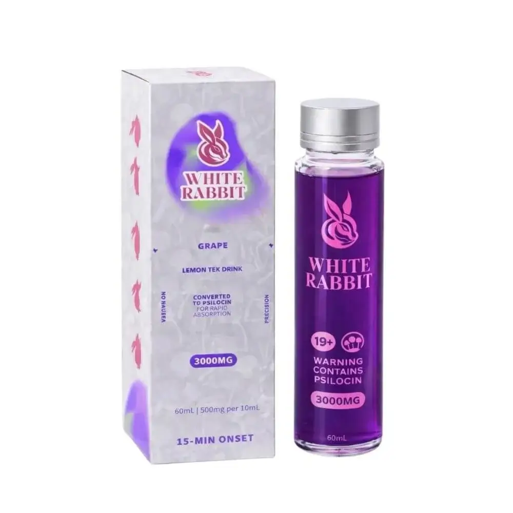 WHITE RABBIT - LEMON TEK MUSHROOM DRINK (3000MG PSILOCYBIN) - BLUE RASPBERRY - Image 3