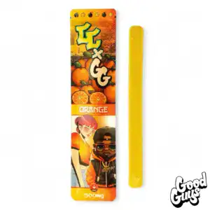 GOOD GUYS X CANDY CARTEL SOUR GUMMY STRIP - ORANGE (500MG THC)