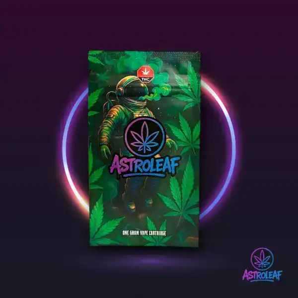 ASTROLEAFCARTFRONT ASTRO LEAF 1 GRAM VAPE CARTS - SOUR DIESEL