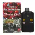 BURN LIFESTYLE CO - 6 GRAM DUAL CHAMBER DISPOSABLE VAPE - CHERRY CBD X GORILLA GLUE