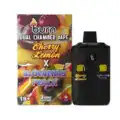 BURN LIFESTYLE CO - 6 GRAM DUAL CHAMBER DISPOSABLE VAPE - CHERRY LEMON X BLUEBERRY PEACH