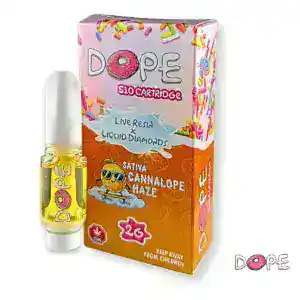DOPE-Cartridge-2g-Cannalope-Haze-300x300-1 DOPE - LIVE RESIN + LIQUID DIAMONDS VAPE CART (2 GRAMS) - CANNALOPE HAZE