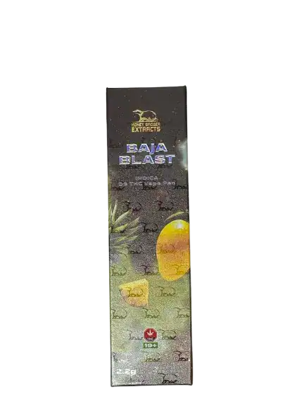 HONEY-BADGERD9VAPEBAJABLAST HONEY BADGER 2GRAM D9 THC VAPE PEN - BAJA BLAST