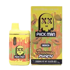 PACKMAN – PAPAYA PUNCH – LIVE RESIN + LIQUID DIAMOND VAPES – 2 GRAMS