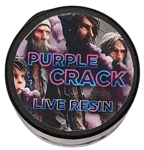 PURPLECRACKHASHWARS-1 PURPLE CRACK LIVE RESIN - 2 GRAM JAR