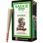 SAUCE BOSS - LIVE RESIN/LIQUID DIAMOND INFUSED PREROLLS - HEADBANGER