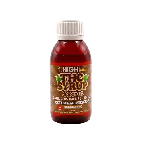 SKYHIGHSYRUPCOCONUT SKY HIGH - THC SYRUP (3000MG) *FLAVORS IN DESCRIPTION!*