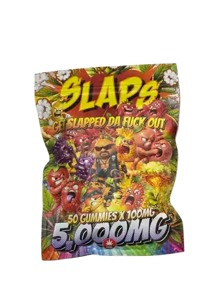 SLAPS50KPACK HASH WARS - SLAPS GUMMIES - 50 PIECES VARIETY PACK - 5,000MG THC