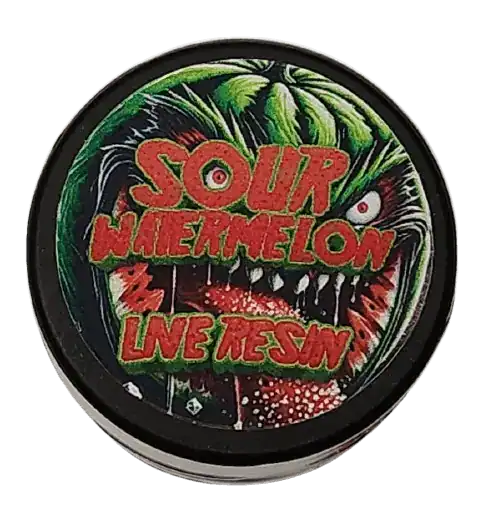 SOURWATERMELONHASHWARS-1 SOUR WATERMELON LIVE RESIN - 2 GRAM JAR