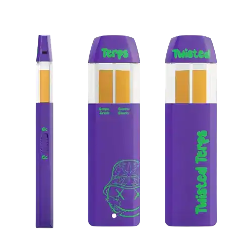 twistedTERPSVAPESOPEN TWISTED TERPS PREMIUM DISPOSABLE 2 GRAM VAPE - ORANGE BLAST + MINI DONUT